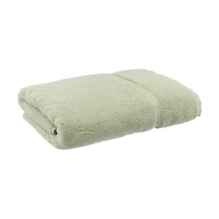 Cotton Bath Towel, Green, 30 in x 56 in