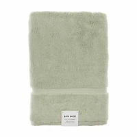 Cotton Bath Sheet, Green, 34 in x 64 in