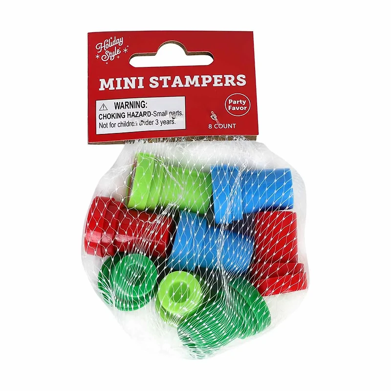 Holiday Style Mini Stampers, 8 ct