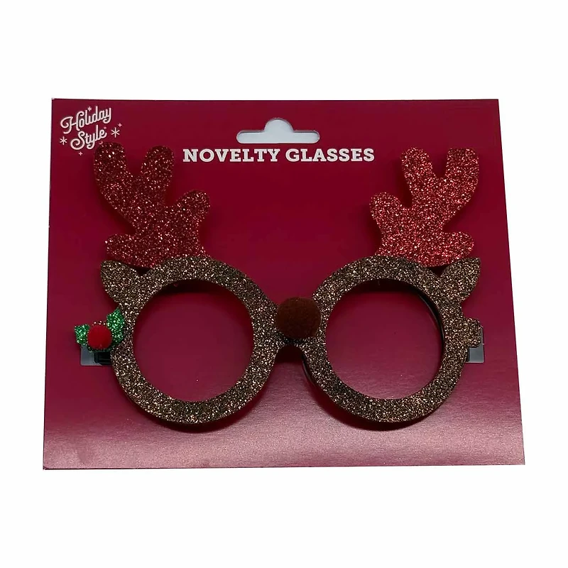 Holiday Style Christmas Novelty Glasses