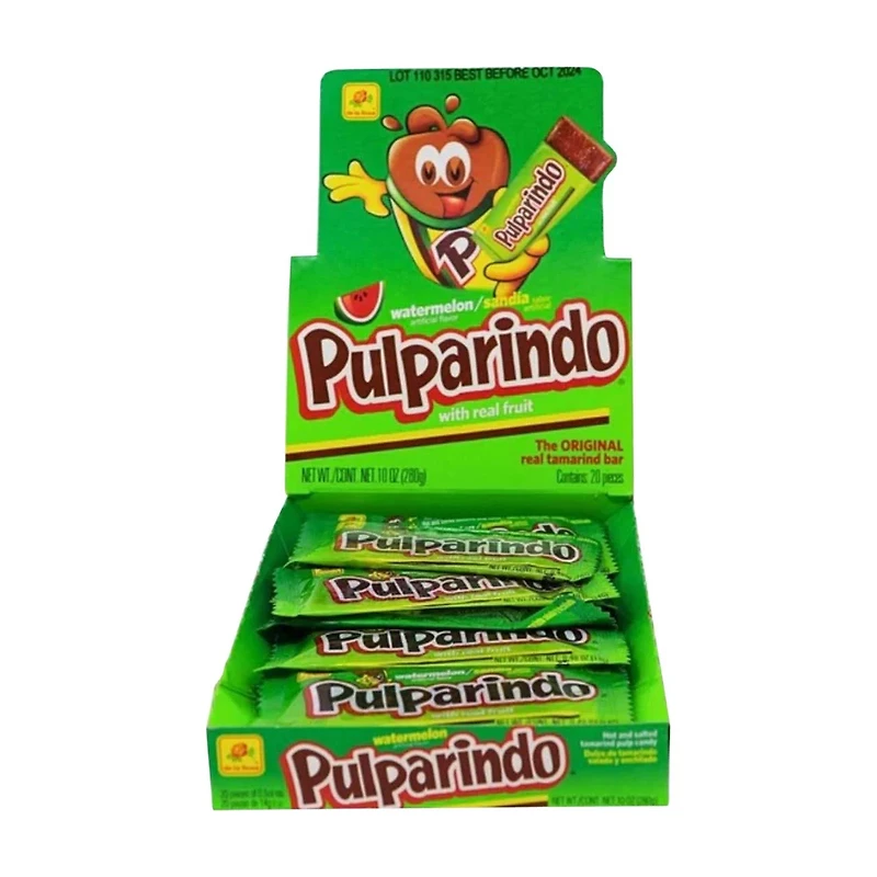Pulparindo Watermelon Bar, 0.5 oz