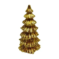 Gold Resin Pine Tree, 7 in
