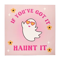 Halloween 'If You've Got It Haunt It' Canvas Art, 24 in x 24 in