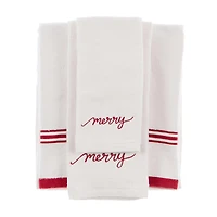 "Merry" Christmas Towel Set, 3 pk