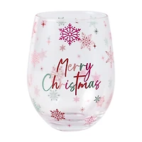 'Merry Christmas' Stemless Wine Christmas