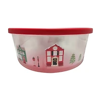Round Christmas House Storage Container, Extra Large