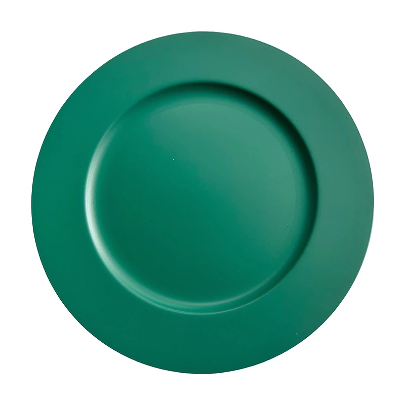 Charger Plate, Matte Green
