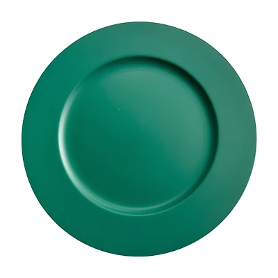 Charger Plate, Matte Green