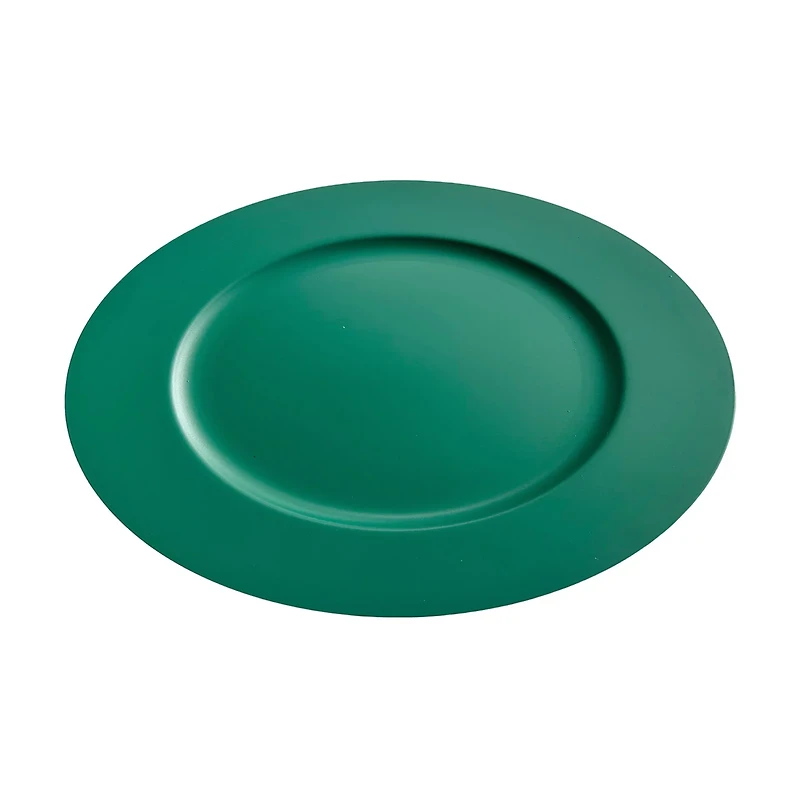 Charger Plate, Matte Green