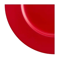 Charger Plate, Matte Red