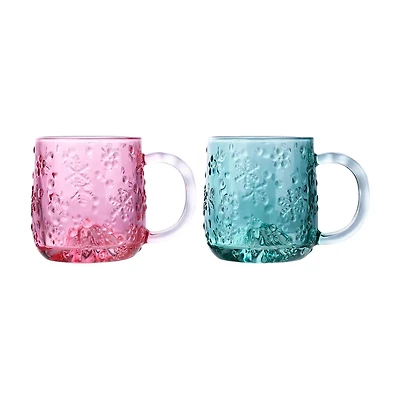 Glass Mug, 12oz, Assorted