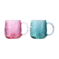 Glass Mug, 12oz, Assorted