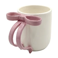 Bow Handle Ceramic Mug, 16oz