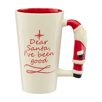 "Dear Santa, I've Been Good" Christmas Mug with Handle