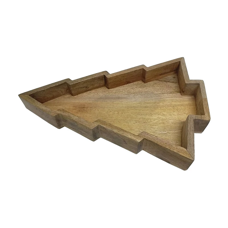Mango Board Christmas Tree Tray, 10 in x 18 in