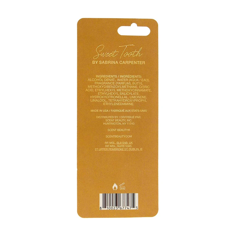 Sweet Tooth by Sabrina Carpenter Eau de Parfum Caramel Dream, 0.34 fl oz