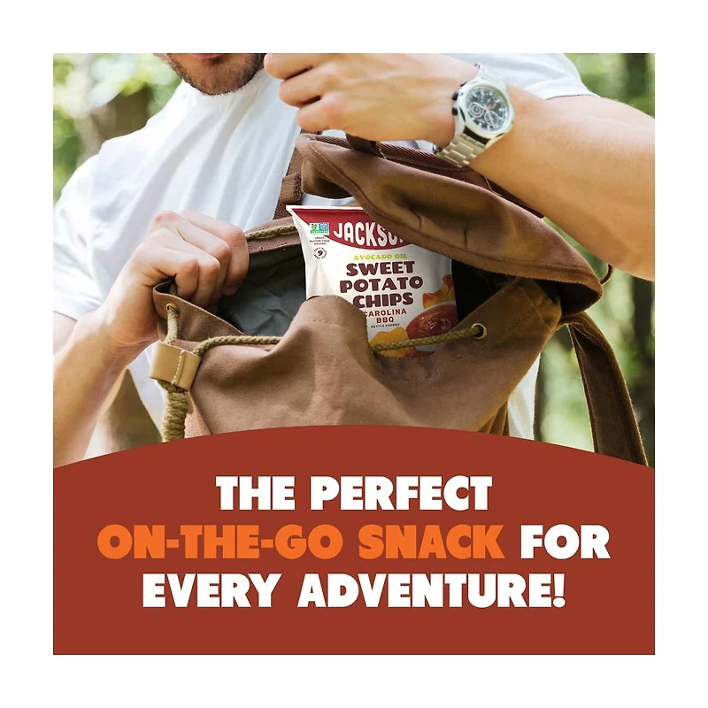 Jackson's Sweet Potato Chips, Carolina BBQ, 2.5 oz