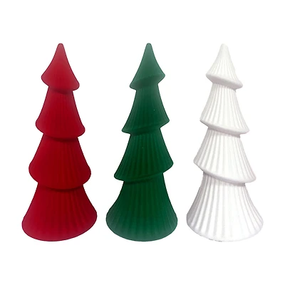 Christmas Flocked Pine Tree, Medium, Assorted
