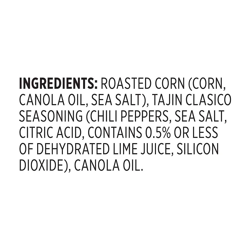 snak club Toasted Corn, Tajin Chili Lime, 4 oz