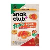 snak club Peach Rings, Tajin Chili Lime, 2.25 oz
