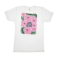 Mother's Day Floral 'You Are So Loved' T-Shirt, Small