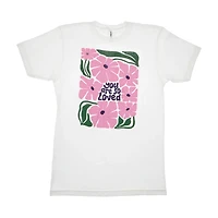 Mother's Day Floral 'You Are So Loved' T-Shirt, Large