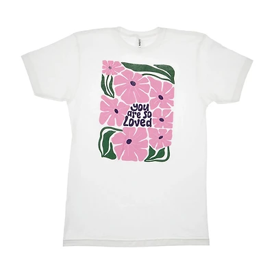 Mother's Day Floral 'You Are So Loved' T-Shirt, X-Large