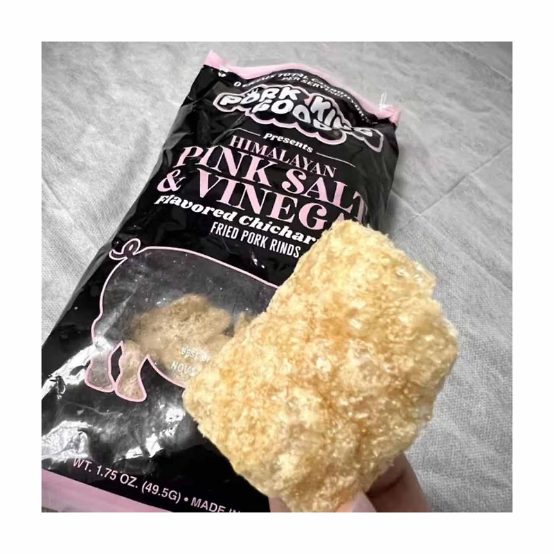 Pork King Good Flavored Pork Rinds, Himalayan Pink Salt & Vinegar, 1.75 oz