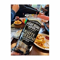 Pork King Good Flavored Pork Rinds, White Cheddar, 1.75 oz