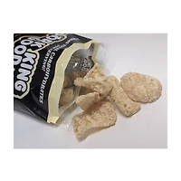 Pork King Good Flavored Pork Rinds, White Cheddar, 1.75 oz