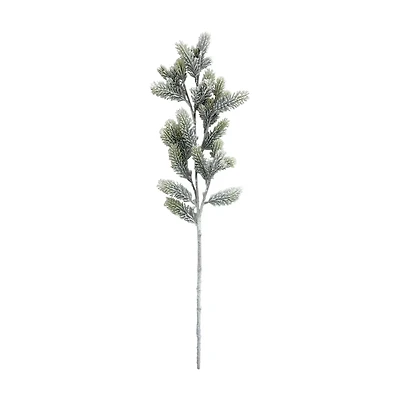 Pine Needle Flocked Stem, 36 in