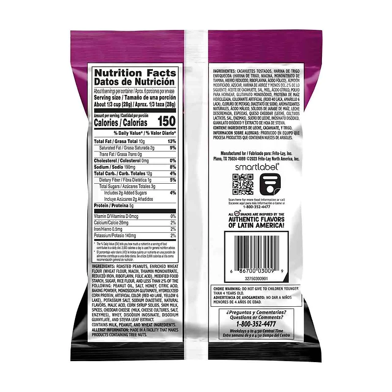 Sabritas Coated Peanuts Flamin' Hot Flavored, 5.5 oz