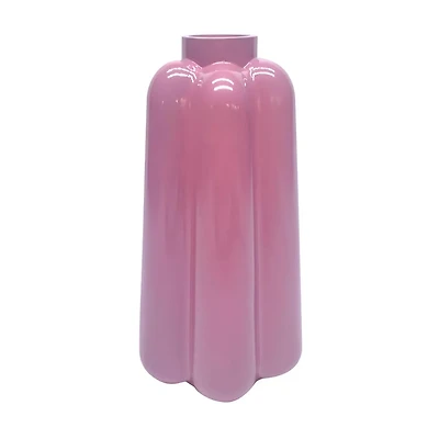 Bubble Vase, Pink, 10 in