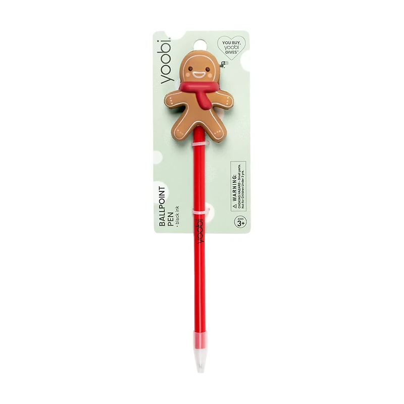 Squishy Gingerbread Topper Ballpoint Pen