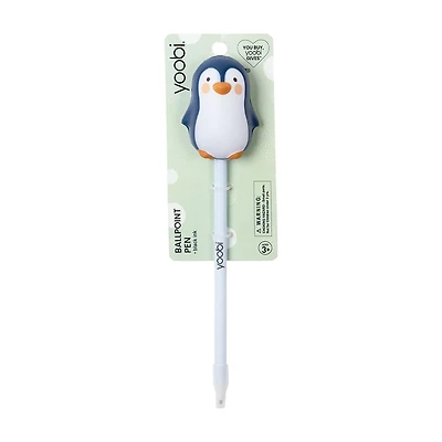 Yoobi Squishy Penguin Topper Ballpoint Pen