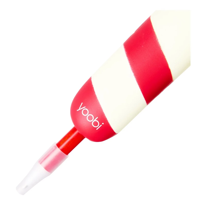 Squishy Red Candy Cane Ballpoint Pen