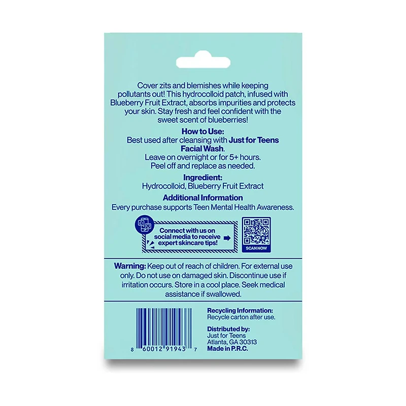 Blueberry Scented Pimple Patches