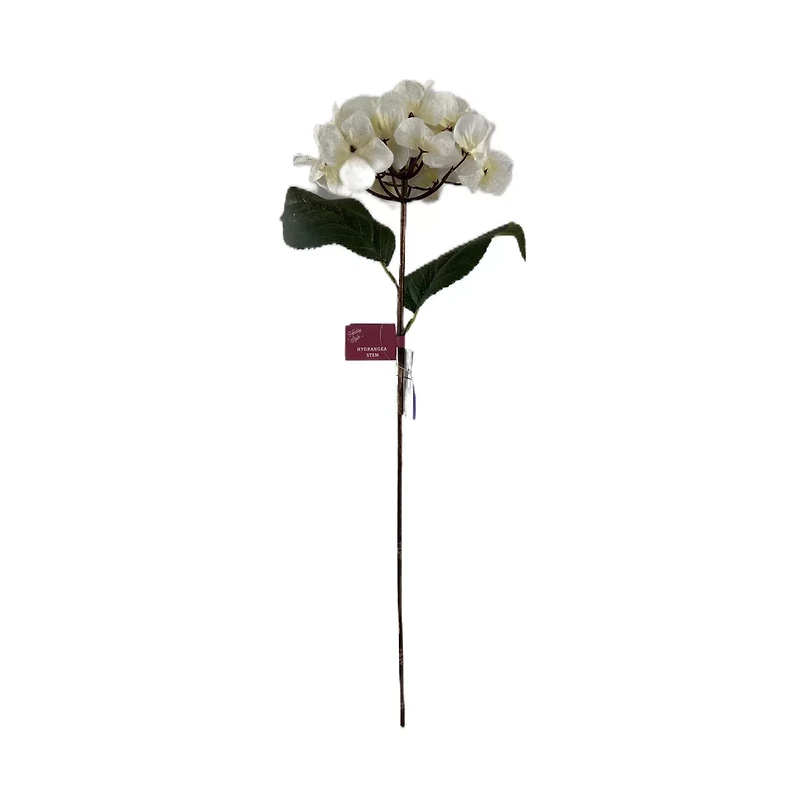 White Glitter Hydrangea Pick, 26 in