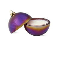 Iridescent Glass Ornament Candle, Cinnamon Stick, 6.5 oz