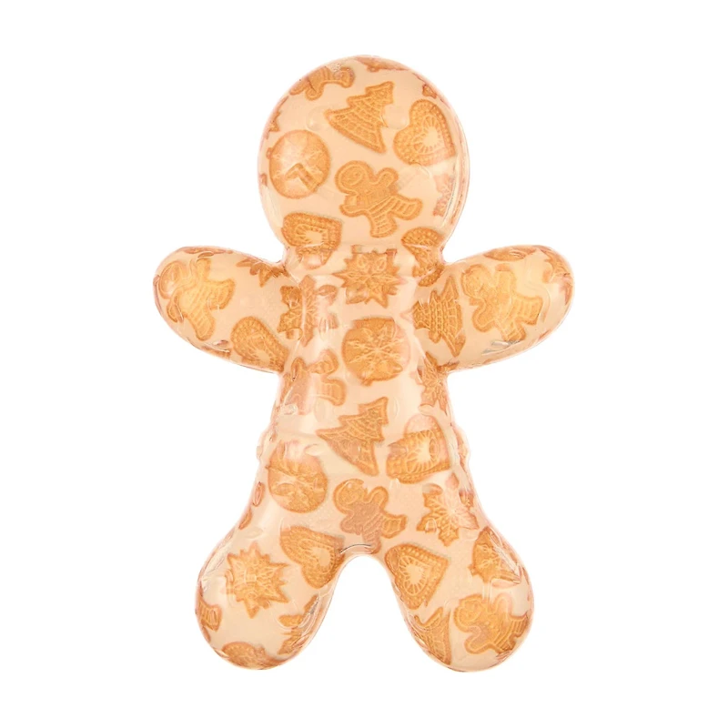 Gingerbread Man Chewable Dog Toy