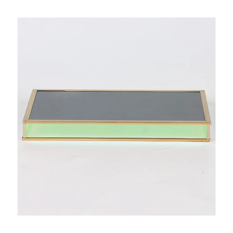 Iridescent Glass Storage Tray, 11 in