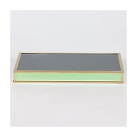 Iridescent Glass Storage Tray, 11 in