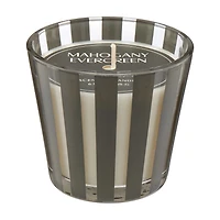 Home Fragrances Mahogany Evergreen Scented Candle, 6.5 oz