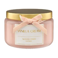 Home Fragrance Vanilla Cream Scented Candle, 15 oz