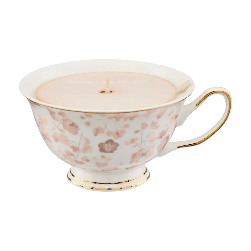 Home Fragrances Vanilla Cream Tea Cup Scented Candle