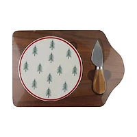 Christmas Mini Cheese Board with Knife