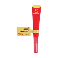 Red and Yellow Fry Plastic Novelty Pen, 6 in