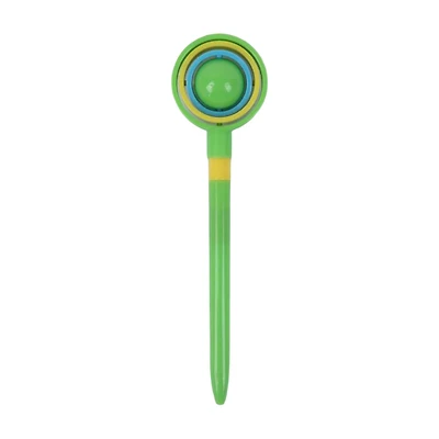 Green, Yellow and Blue Spinner Plastic Novelty Pen, 7 in