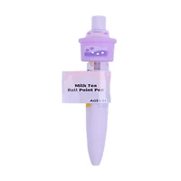 Purple Milk Tea Plastic Novelty Pen, 6 in