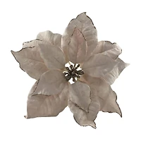 Poinsettia Pick, Light or Dark Pink, 6 in